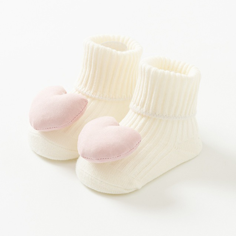 Unisex Baby Socks Non Slip - الشتاء الطفل الدافئة لطيف عروسة كارتون