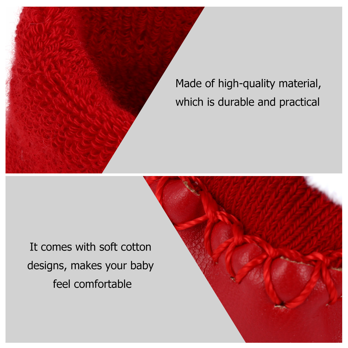 زوج واحد من جوارب الأطفال المض - مراجعة Unisex Baby Socks Non Slip وسعره