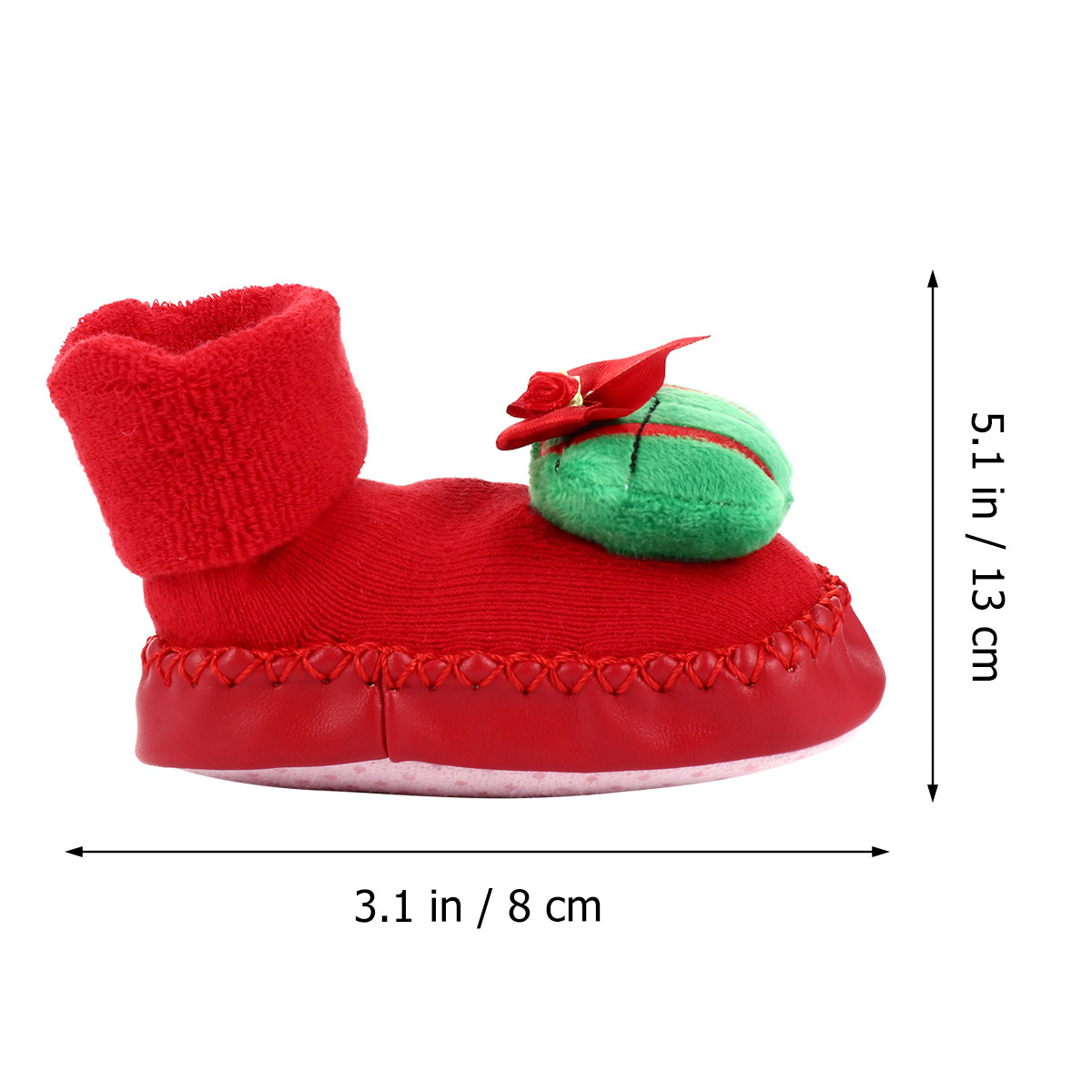 زوج واحد من جوارب الأطفال المض - مراجعة Unisex Baby Socks Non Slip وسعره