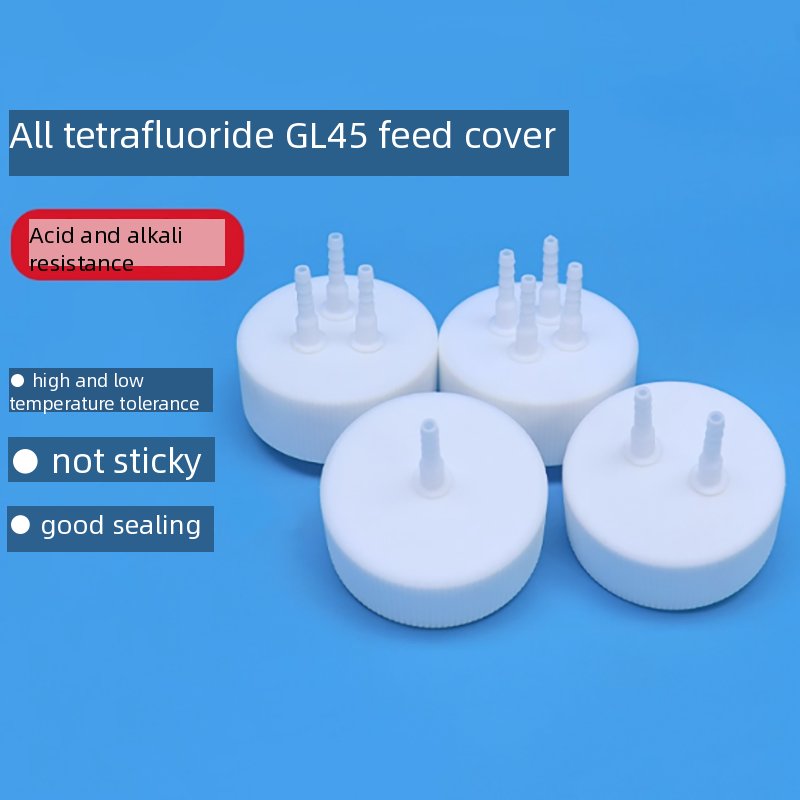 رأس تغذية PTFE كامل GL45 غطاء  - مراجعة Feeding وسعره