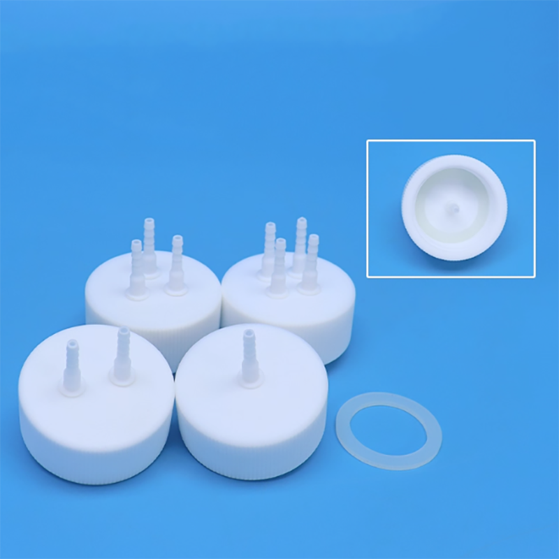 رأس تغذية PTFE كامل GL45 غطاء  - مراجعة Feeding وسعره