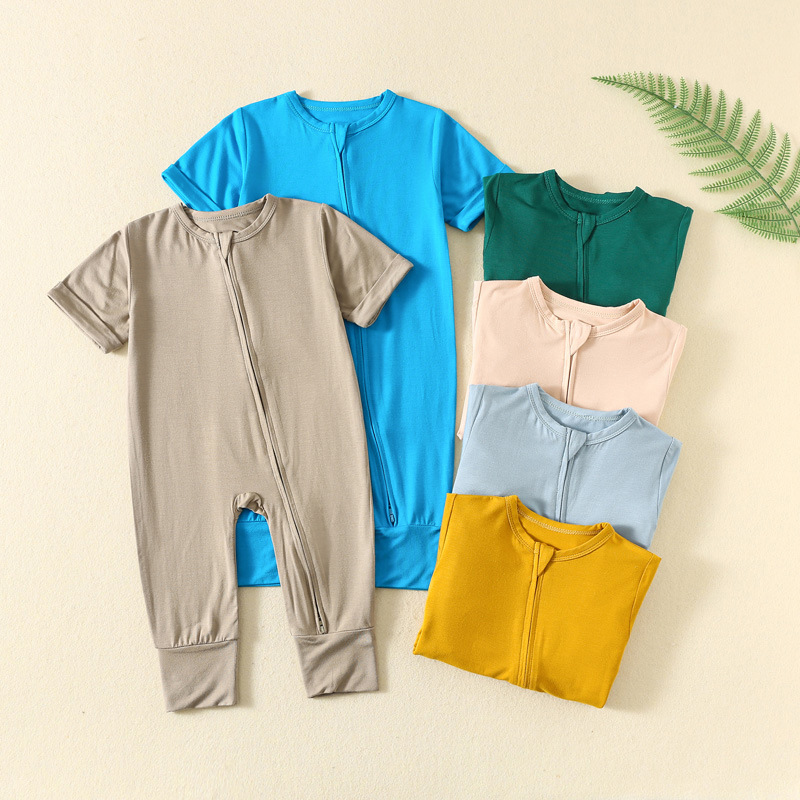سوميني، بدلة أطفال من ألياف ال - مراجعة Cotton Baby Onesies Zipper وسعره