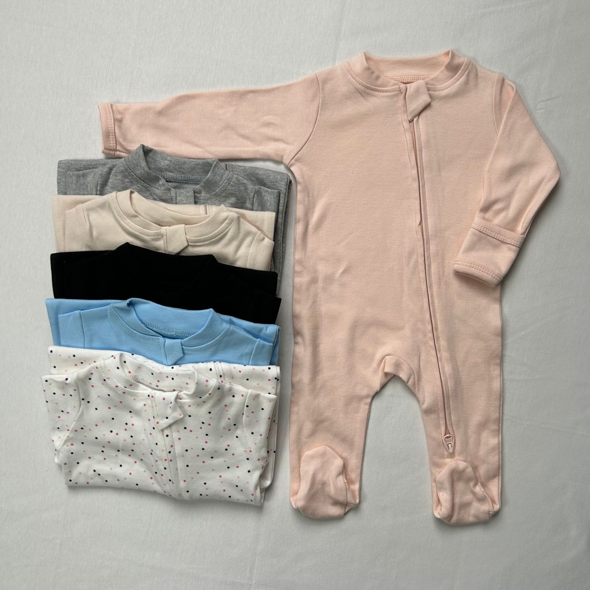 بدلة أطفال مثلثة الشكل، مناسبة - مراجعة Cotton Baby Onesies Zipper وسعره
